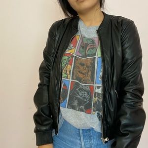 Zara Black Leather Jacket